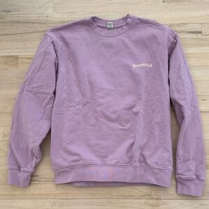 EUC Sporty & Rich x Lily’s Chocolate “Tasty & Rich” Purple Crewneck Sweatshirt,M